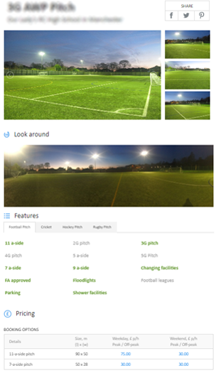 Booking order view